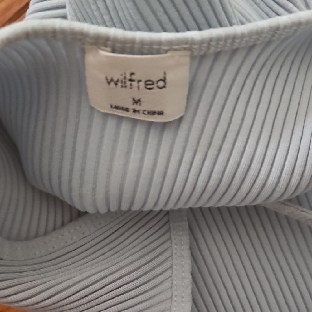 Wilfred Sky Blue Ribbed Bodysuit - Picture 3 of 5
